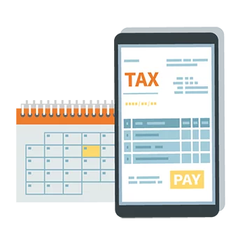 Stamp duty Stamp duty tax vector illustration