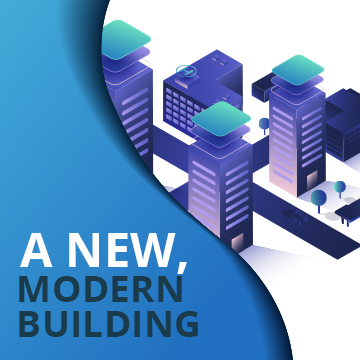 A New, Modern Building