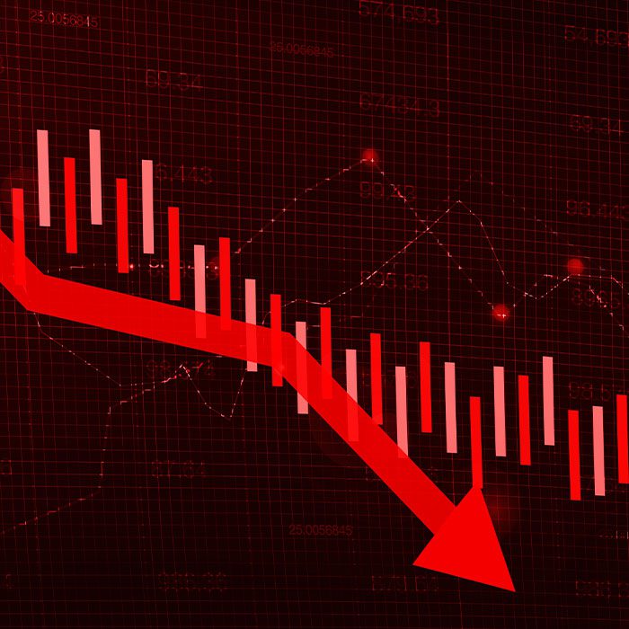 Arrow-down-decrease-decline