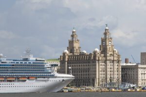 Cruise ship at Royal Albert Dock, Liverpool