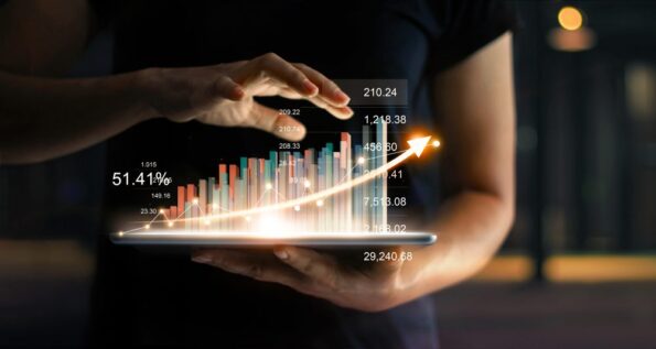 visual concept of a stock hologram