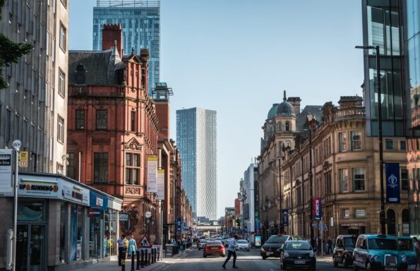 View of Manchester City Centre, one of the UK's busiest property markets