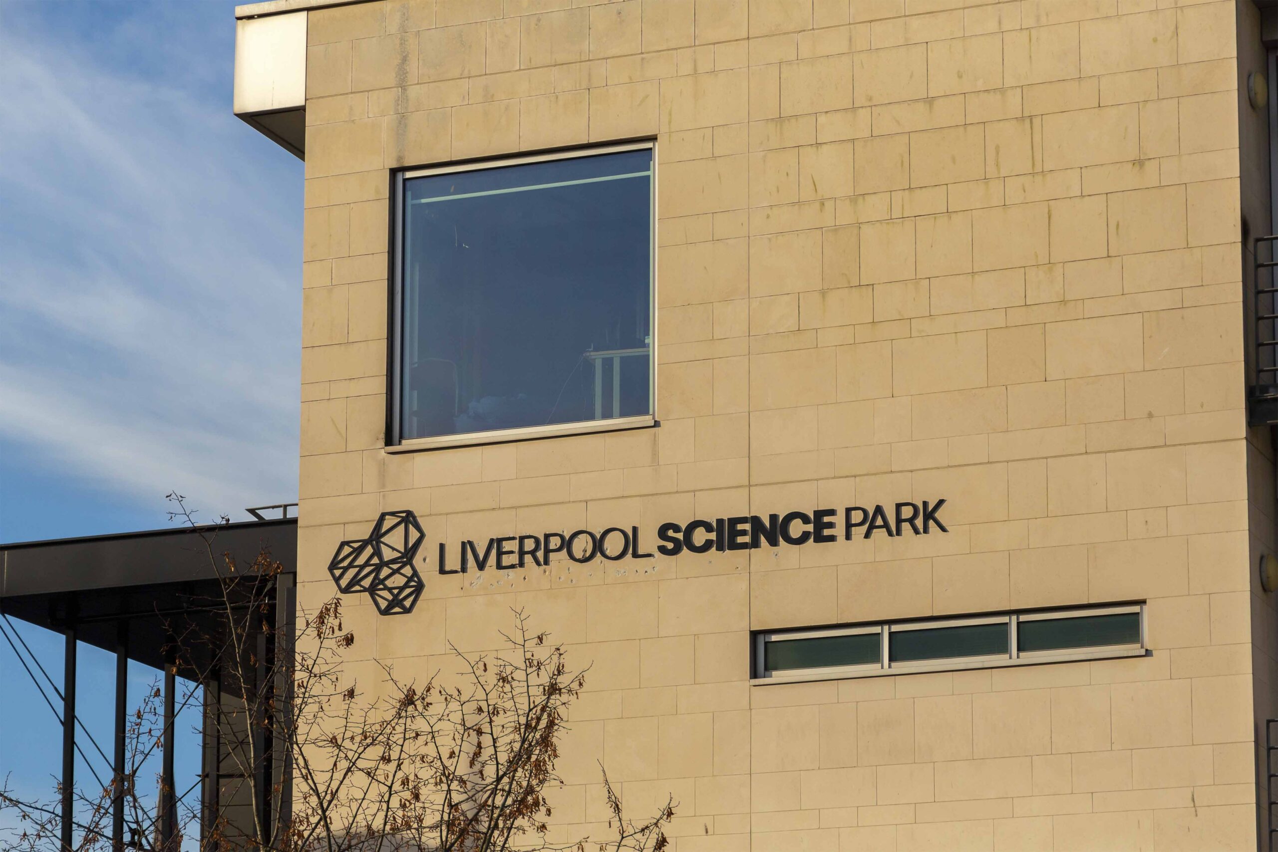 Liverpool, UK - December 16, 2022: Science Park building in the Knowledge Quarter Innovation District, Mount Pleasant