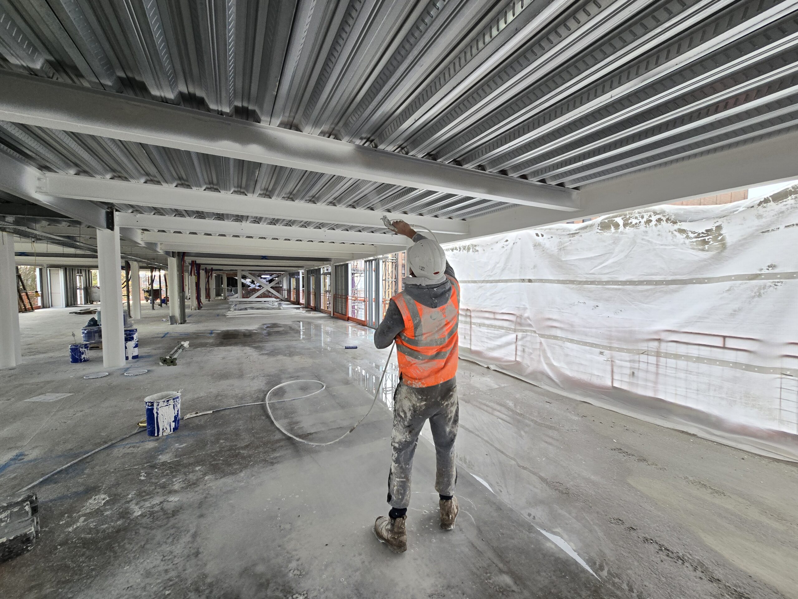 Image of construction of Central Park development