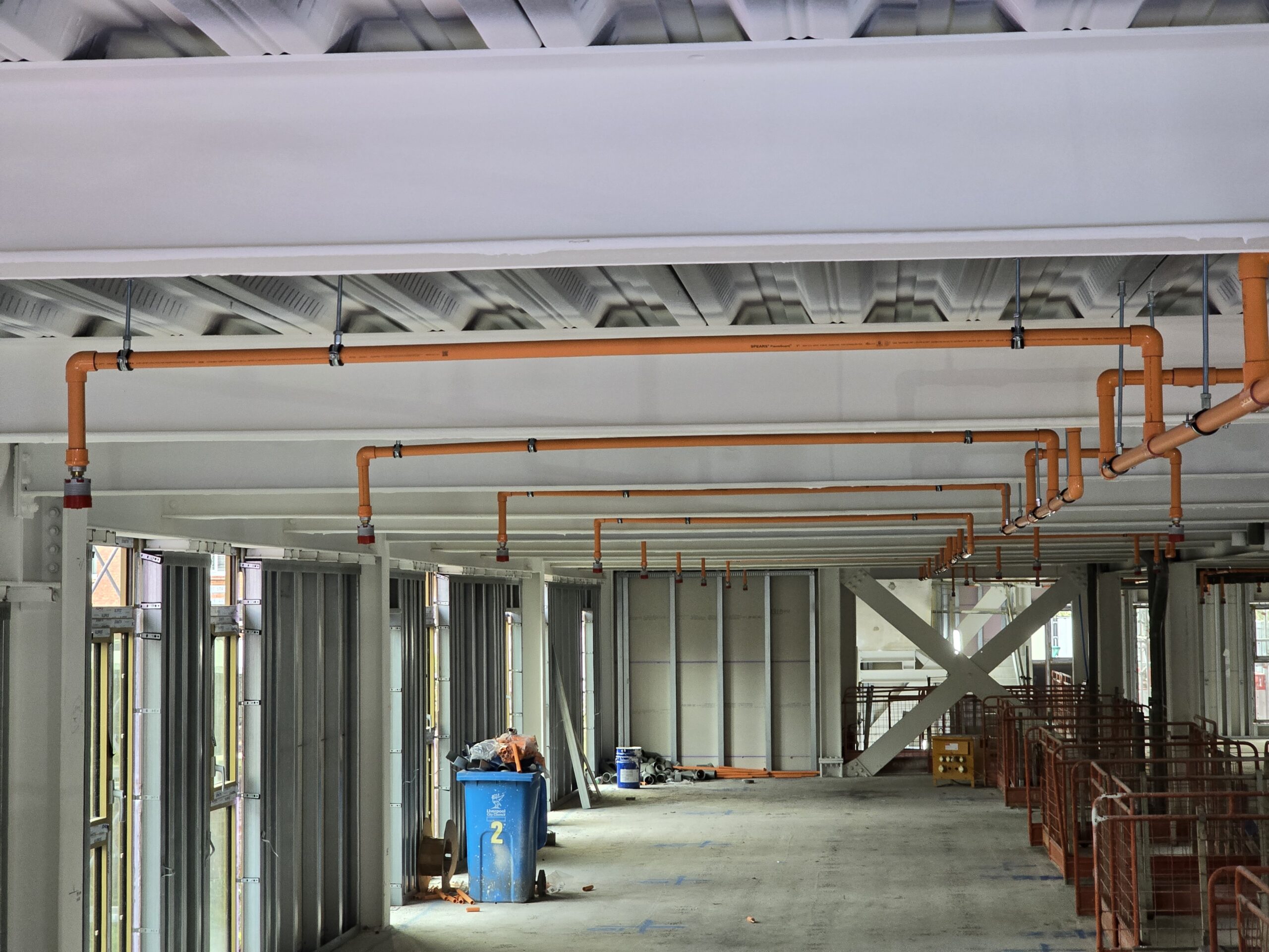 Image of construction of Central Park development