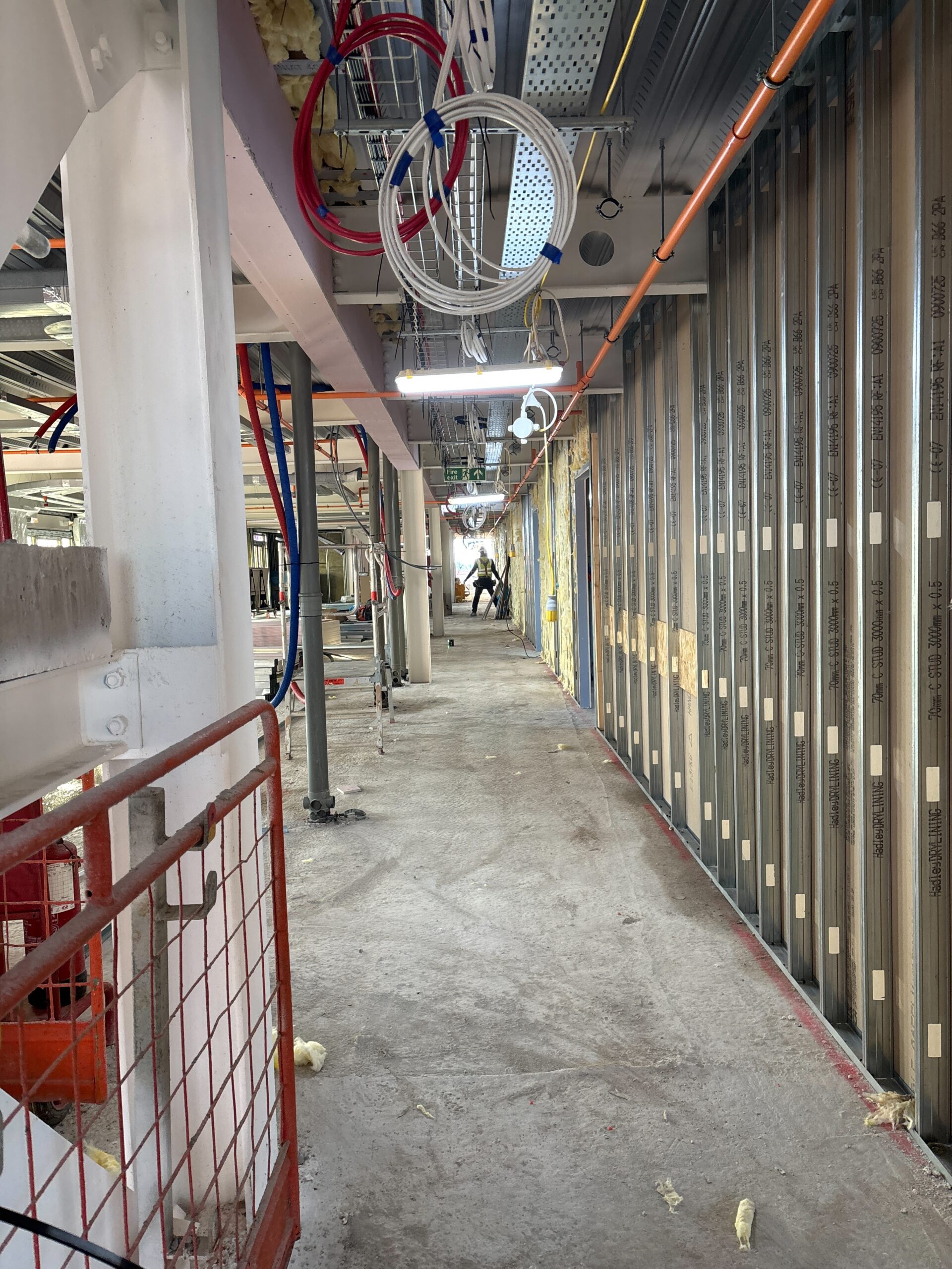 Construction progress at Central Park development Liverpool