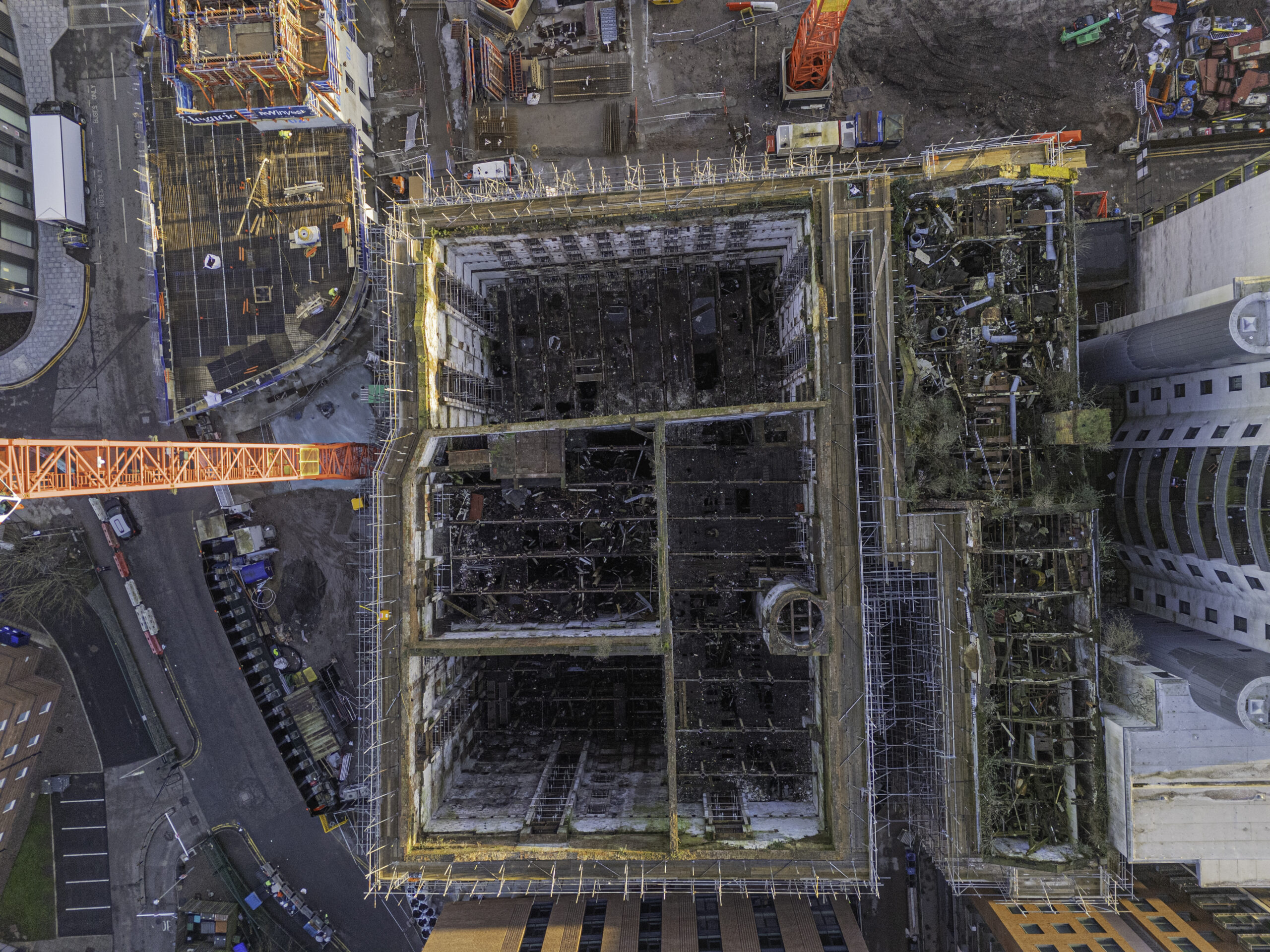 Image showing construction progress at the Mill Liverpool development