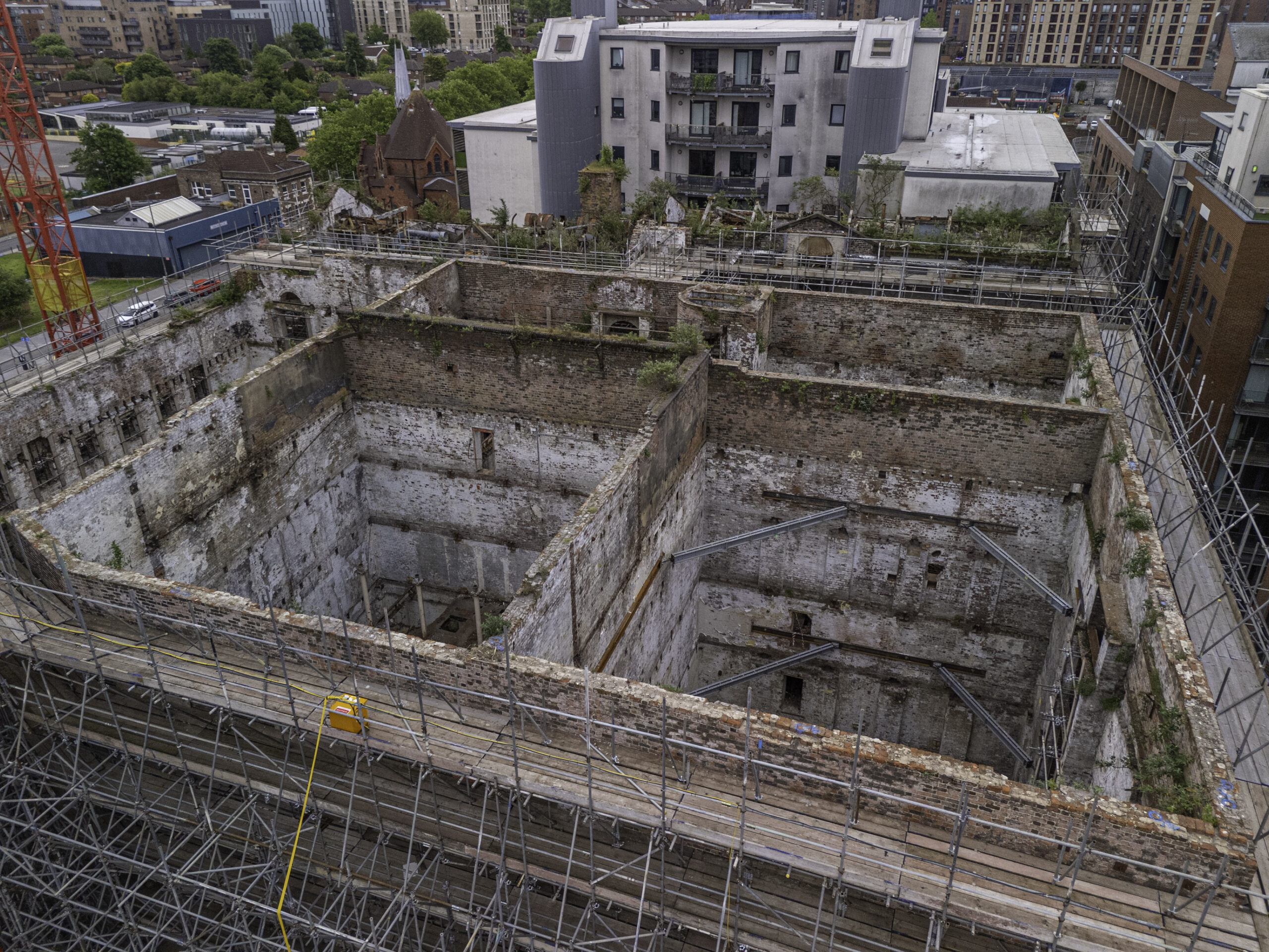 Image showing construction progress for The Mill Liverpool development