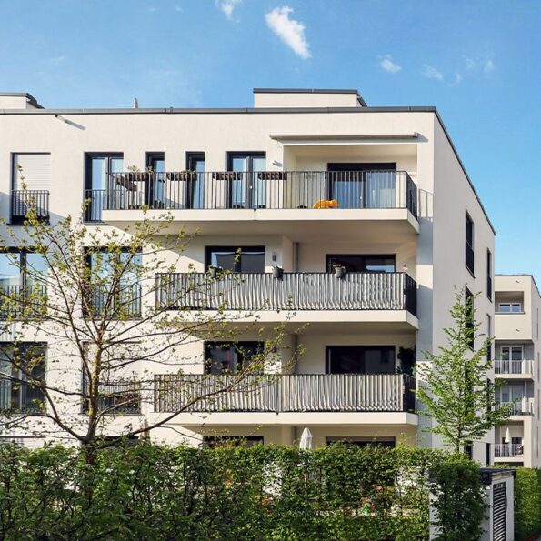 Apartment with balconies in UK rental market where rents are rising fast