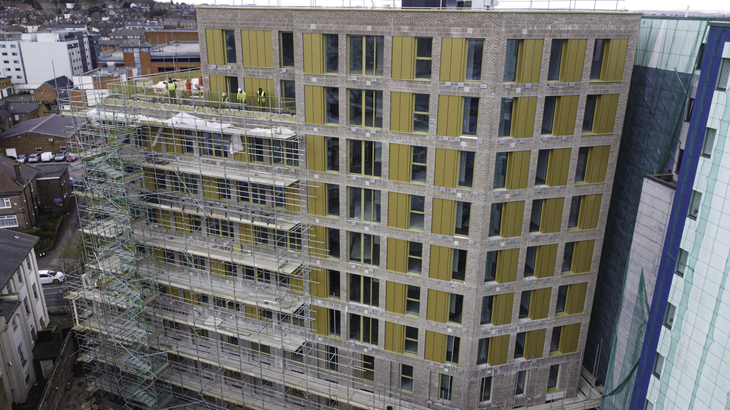 Construction progress photo for the Hive Luton