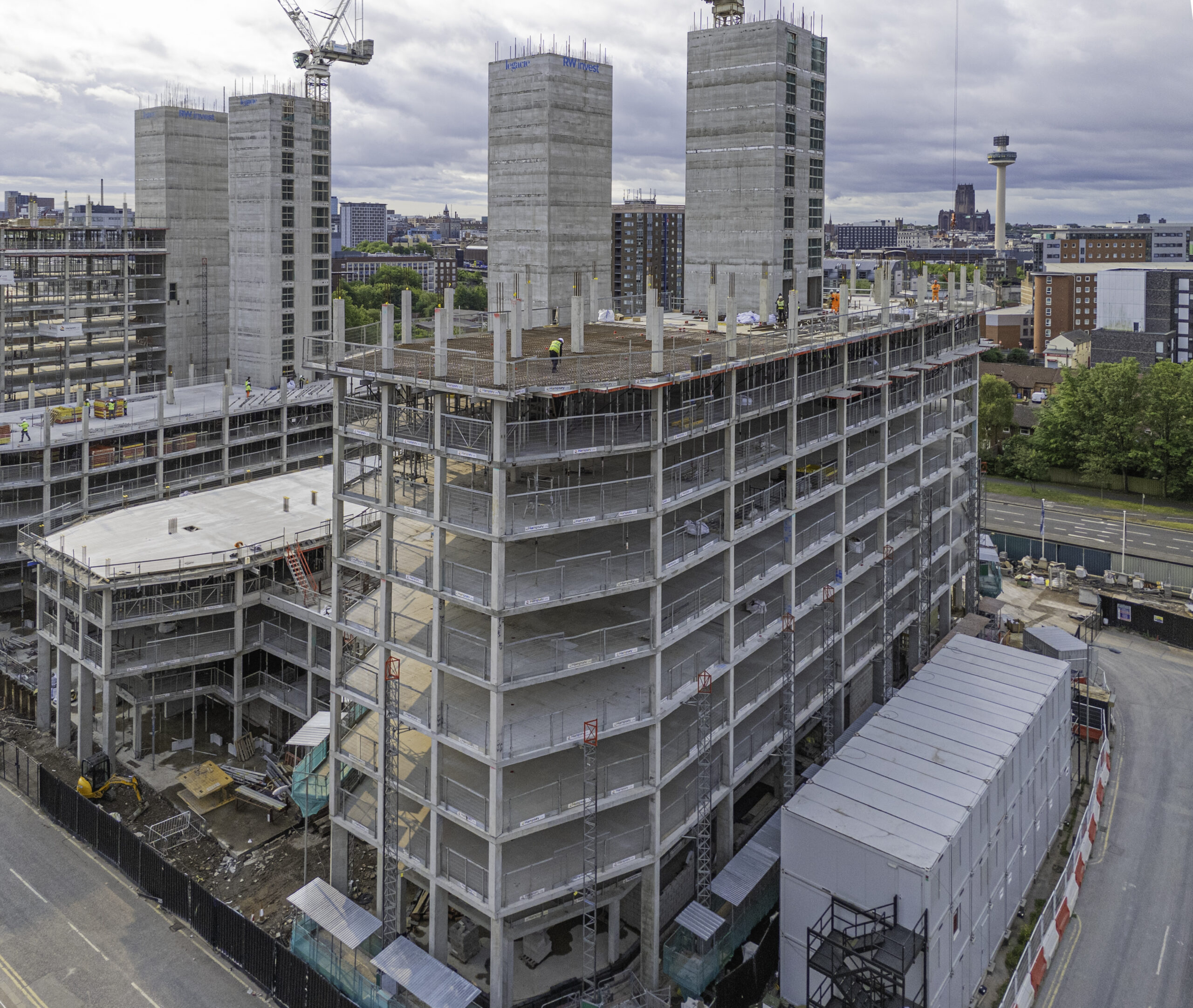 Image showing construction progress at the Gateway Liverpool