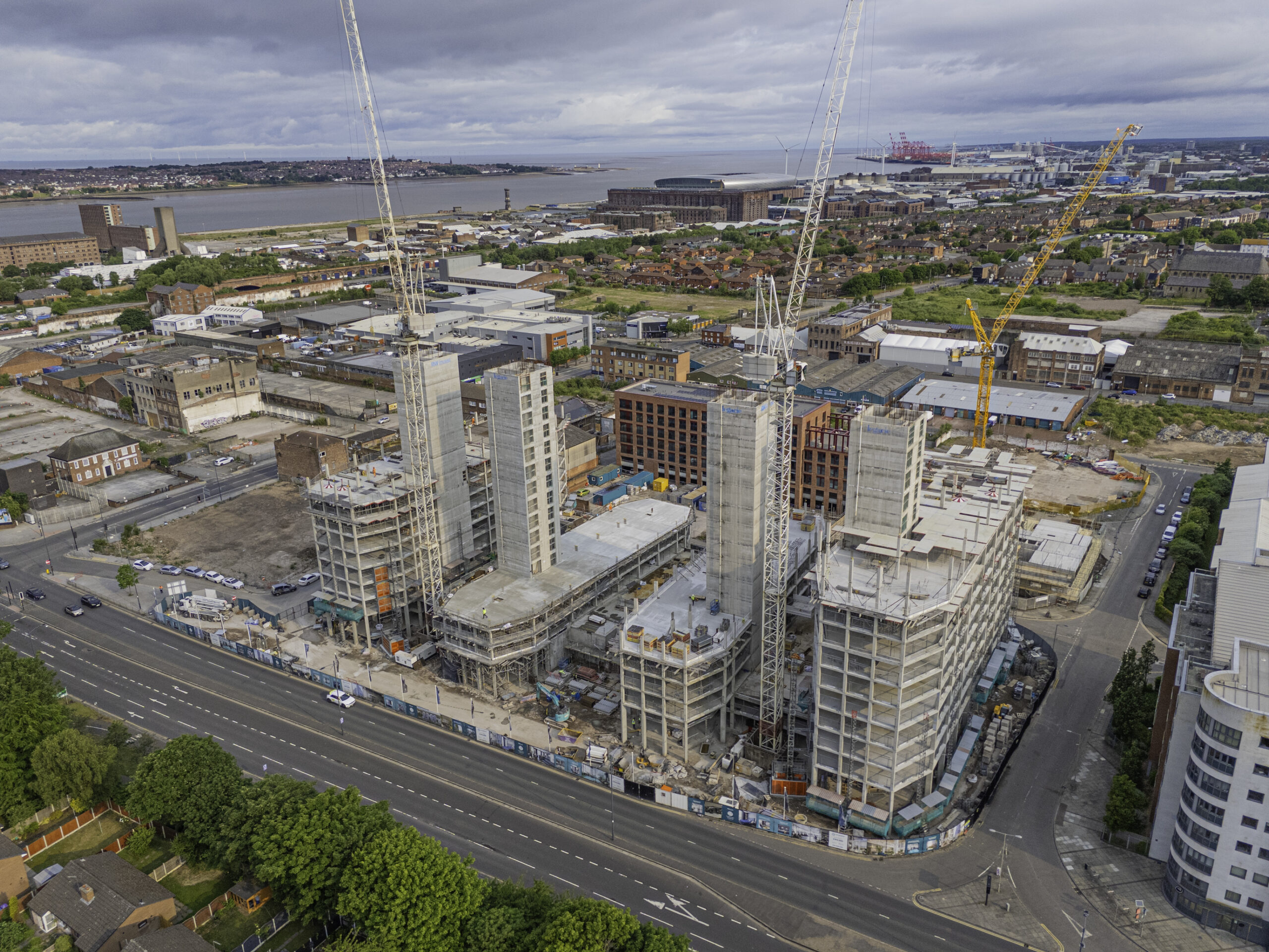 Image showing construction progress at the Gateway Liverpool