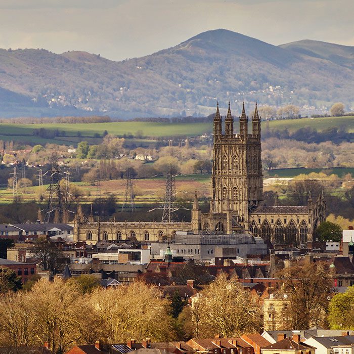 Glouchester aerial view