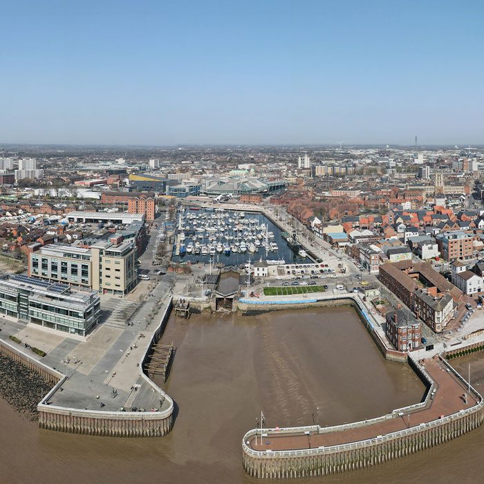 Kingston-Upon-Hull Aerial View