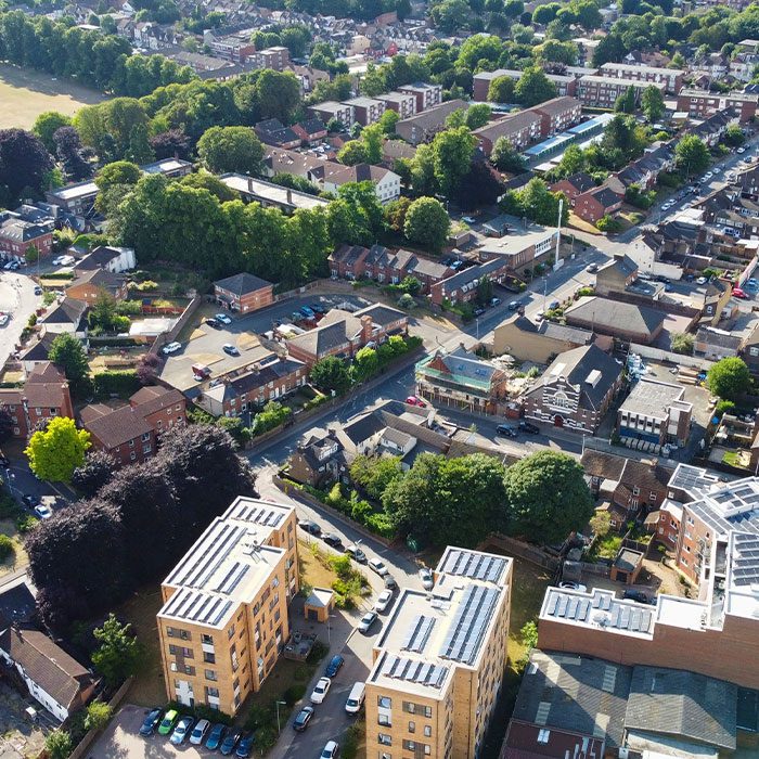 Luton aerial view