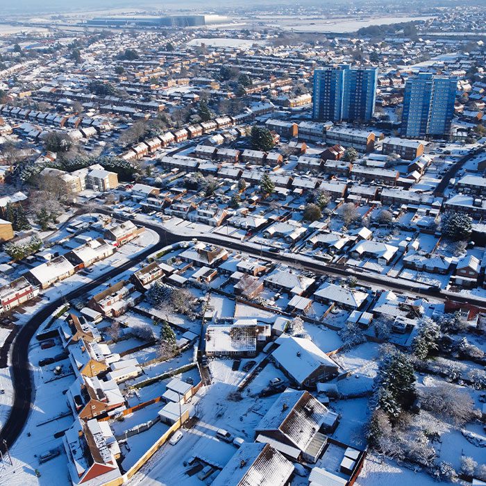 Luton aerial view