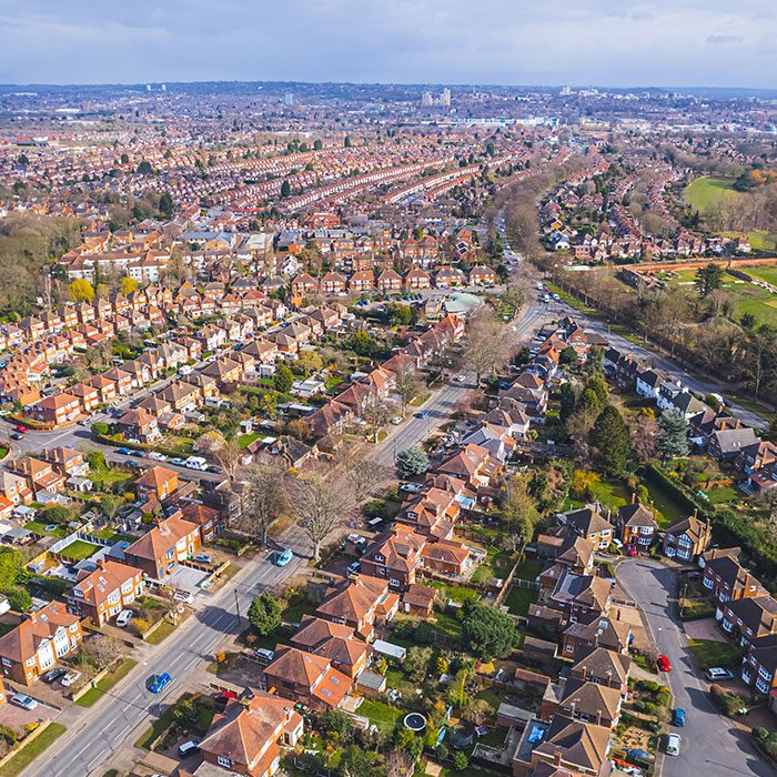 Mansfield Aerial View