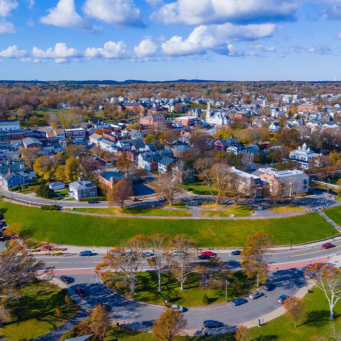 Plymouth aerial view