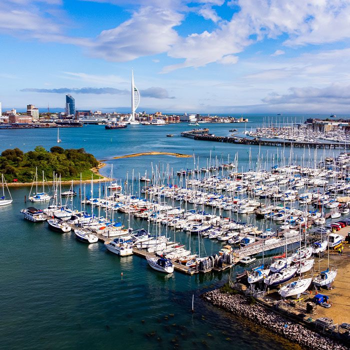 Portsmouth Aerial View