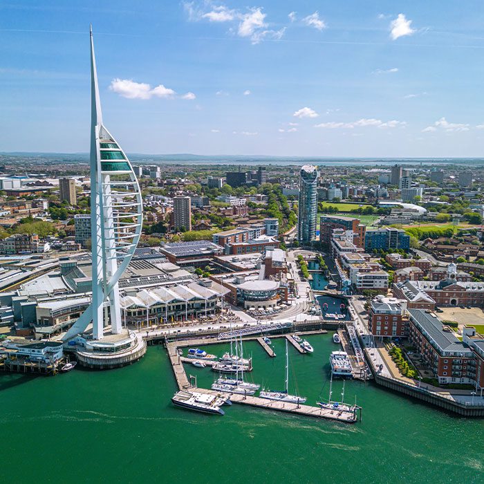 Portsmouth Aerial View