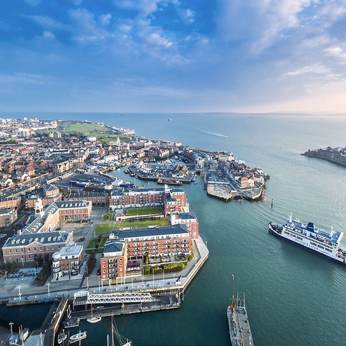 Portsmouth Aerial View