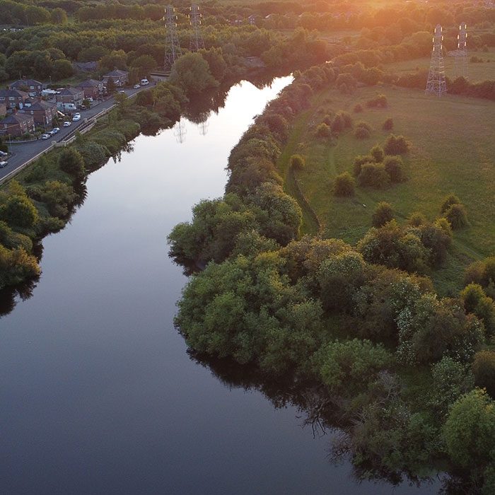 Warrington Aerial View 2