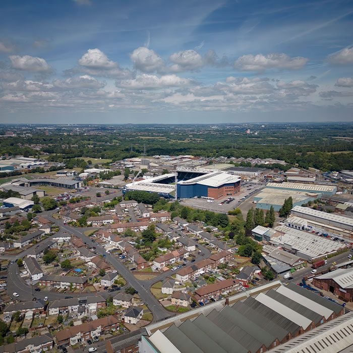 West Bromwich Aerial View