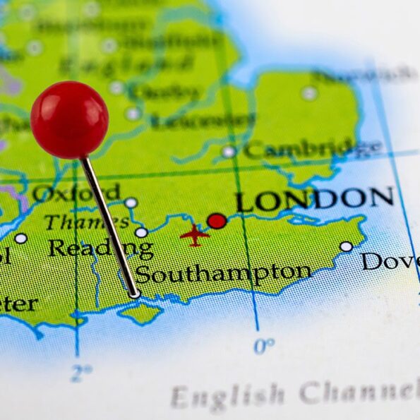 Map of southampton