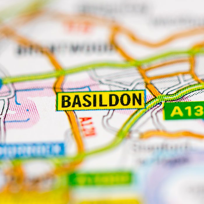 Basildon on map