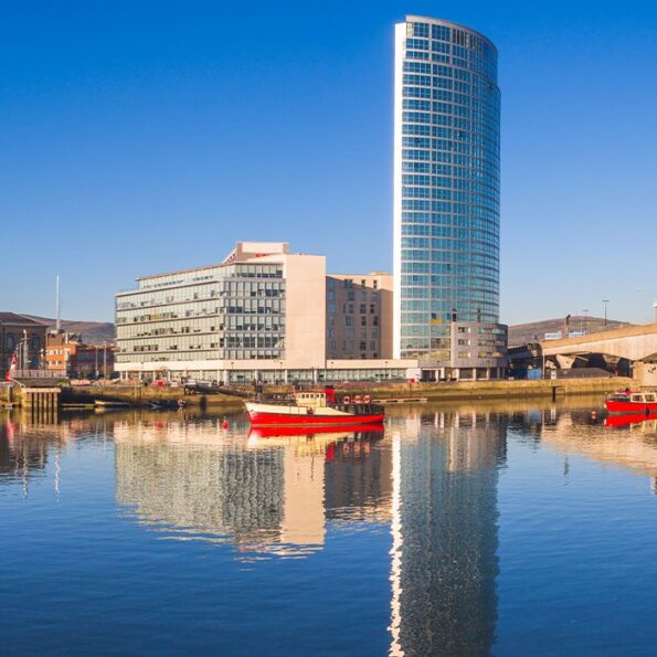 Belfast river view