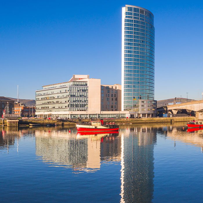 Belfast river view