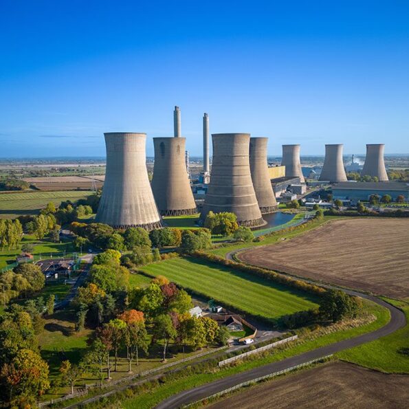 Burton aerial view