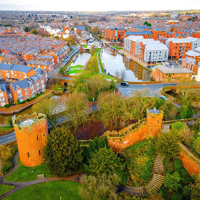 Chester aerial view