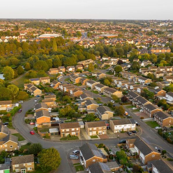 Colchester aerial view