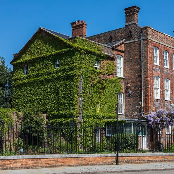 The historic Hollytrees Museum in the market town of Colchester in Essex, UK.