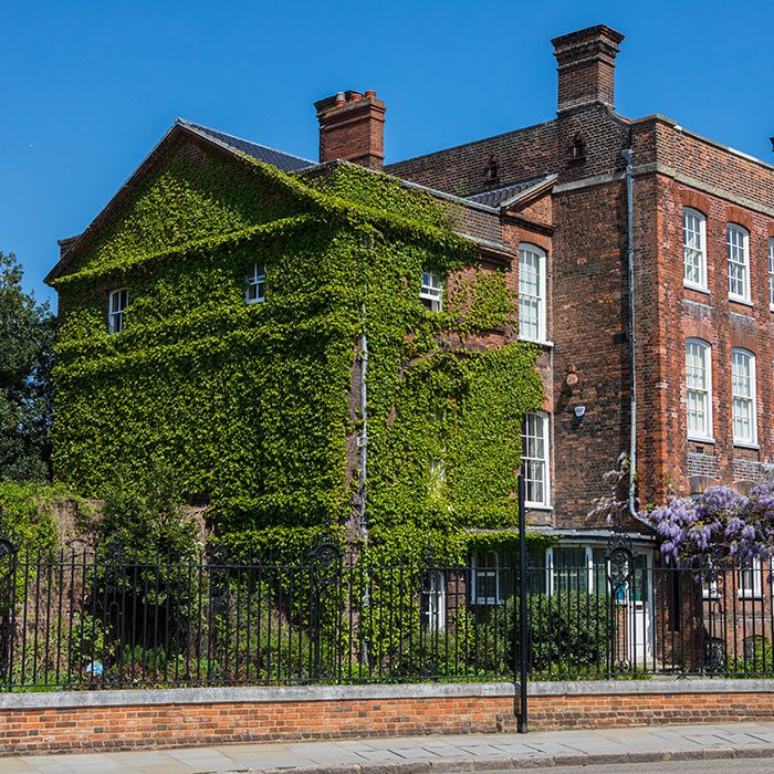 The historic Hollytrees Museum in the market town of Colchester in Essex, UK.