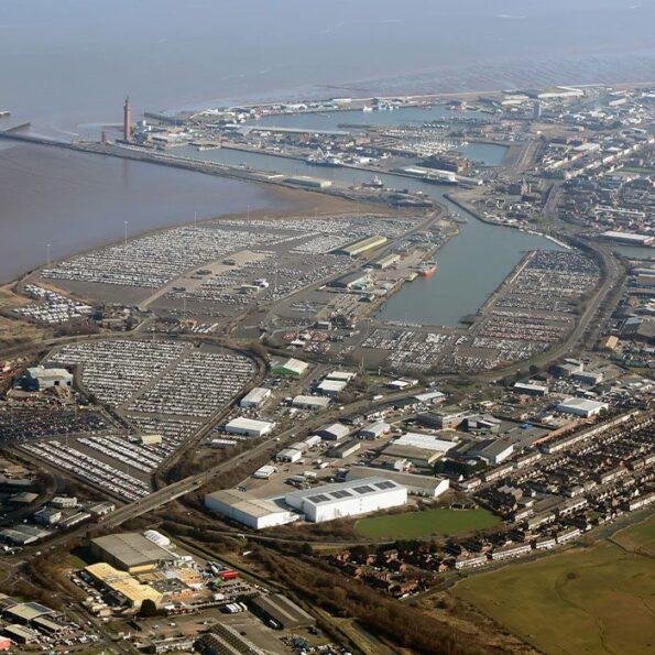 Crosby aerial view