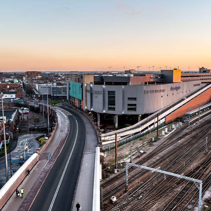 Doncaster aerial view