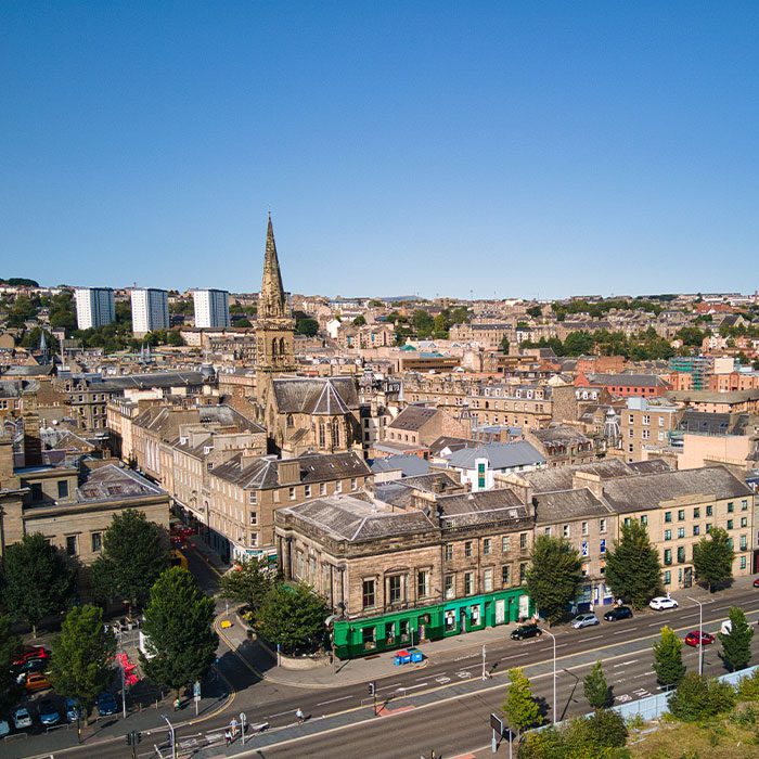 Dundee aerial view
