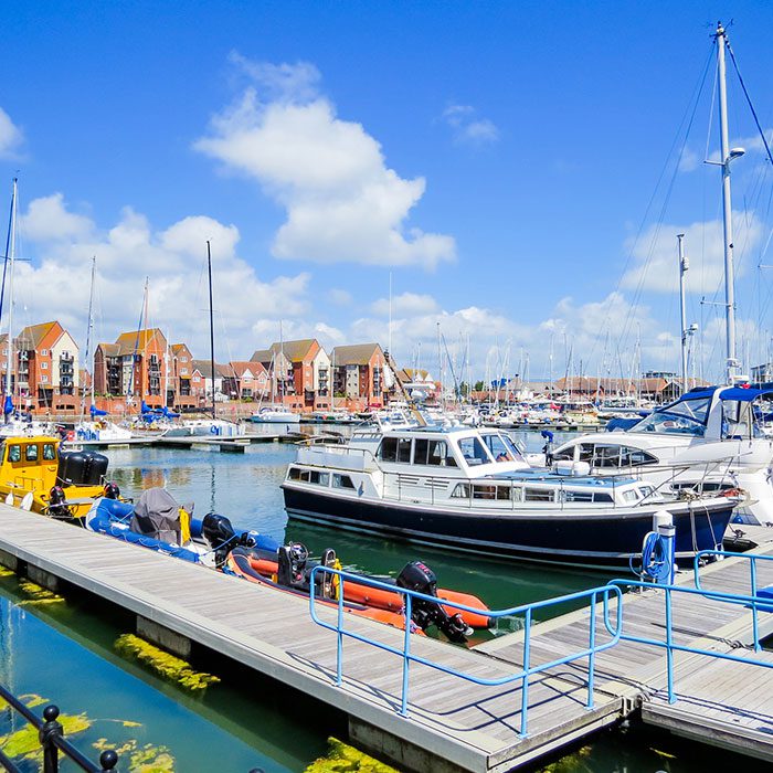 Eastbourne harbour