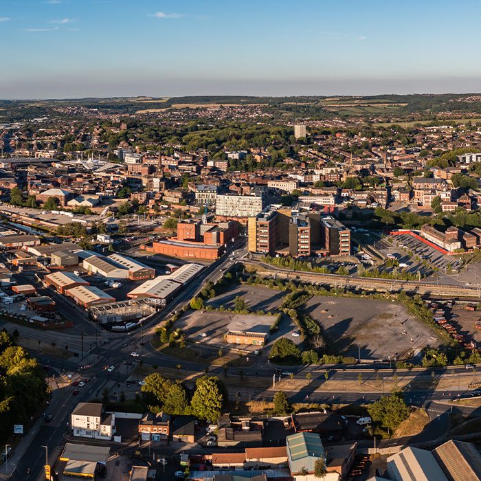 Rotherham Aerial View