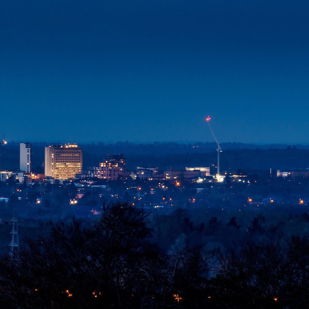 Woking night view