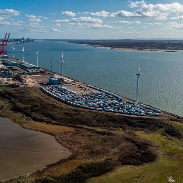 Crosby aerial view