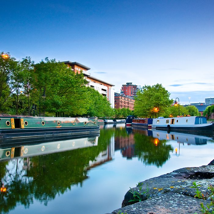 Salford river view