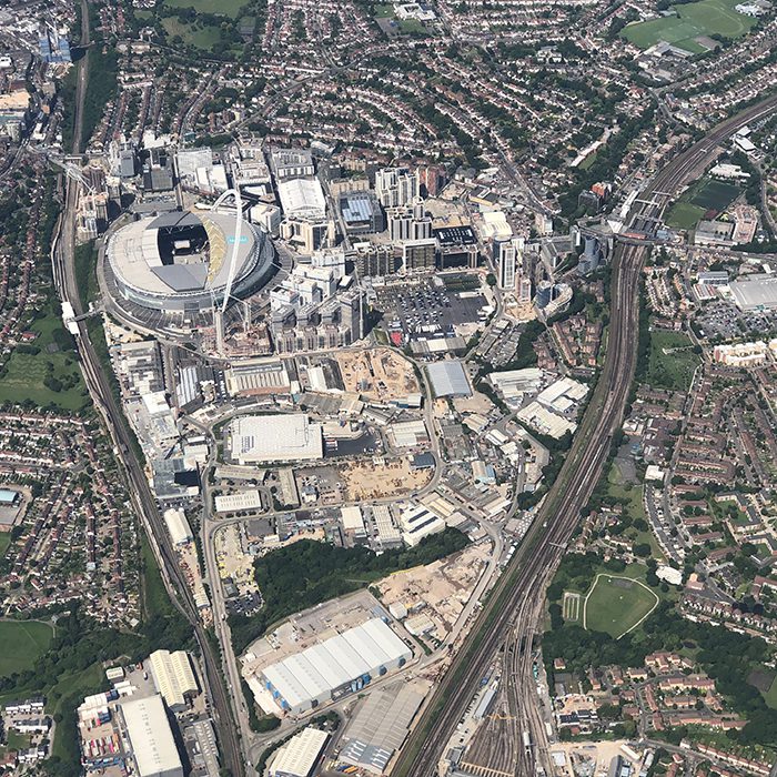 Wembley aerial view