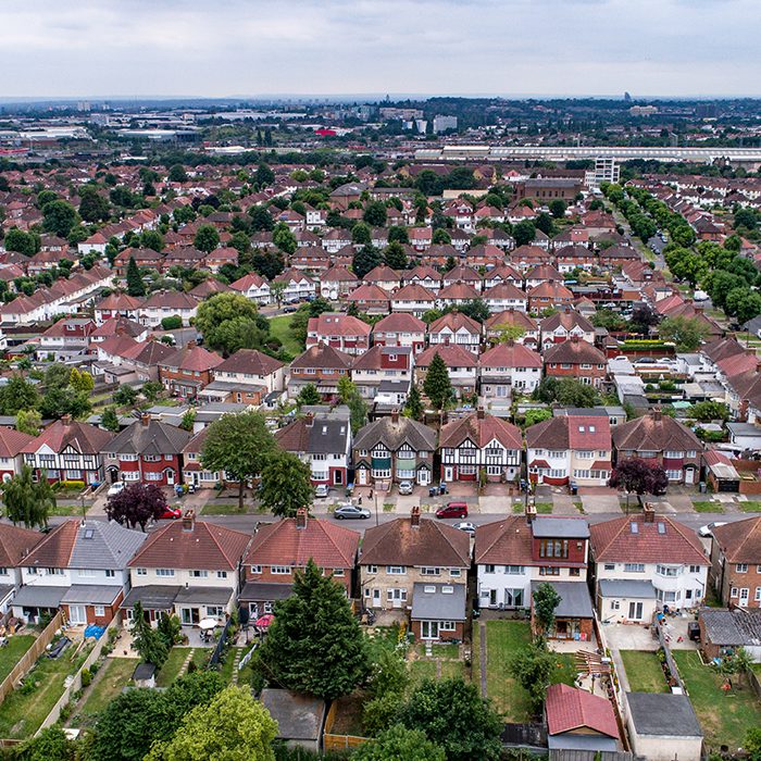 Wembley aerial view