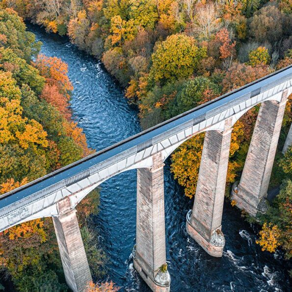 Wrexham aerial view