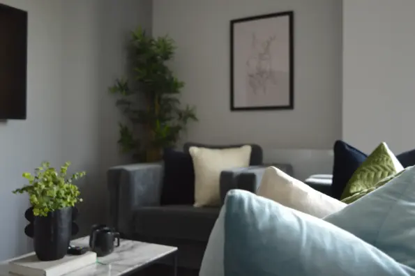 Parliament Square interior of living room