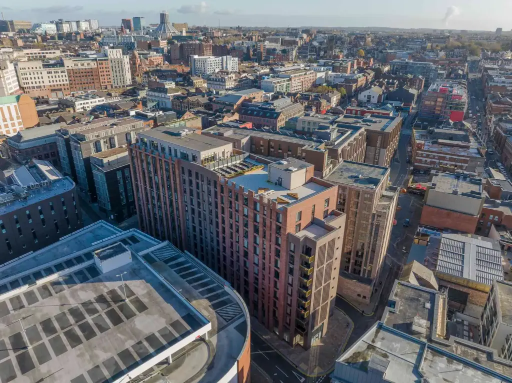 Heap's Mill Liverpool exterior of development