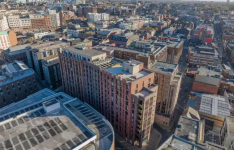 Heap's Mill Liverpool exterior of development